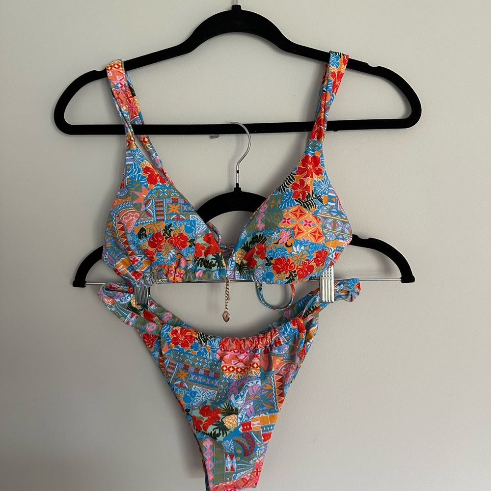 Colorful Floral Bikini Set
